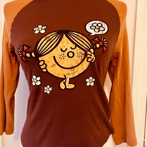 Mr. Men and Little Miss baseball tee. Junior’s size large - Picture 2 of 4